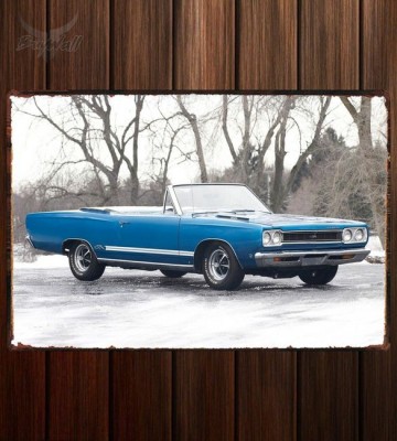 Металлическая табличка Plymouth GTX Convertible